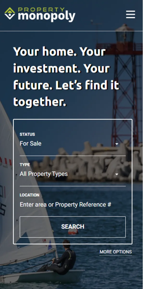 Property Monopoly mobile website built on Flex